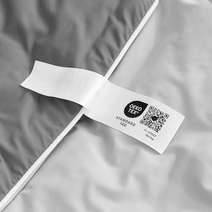 Cozy Bliss Cooling Comforter Queen Size, Cooling Blankets for Hot Sleepers and Night Sweats, Dark Light Gray Summer Comforter for Queen Size Bed, Breathable Soft Lightweight Silk Smooth