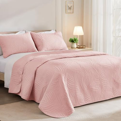 Exclusivo Mezcla Lightweight King Quilt Bedding Set, Soft Microfiber