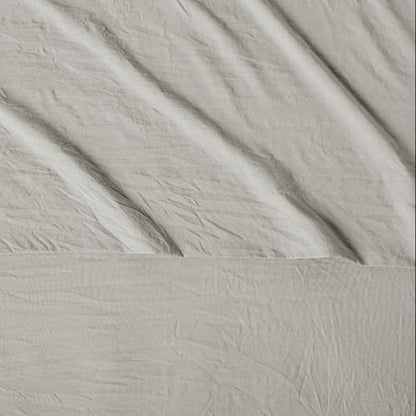 Amazon Basics Twin XL Bed Sheet, 3-Piece Bedding Set, Double Brushed Microfiber, Ultra Soft, Easy Care, Grey