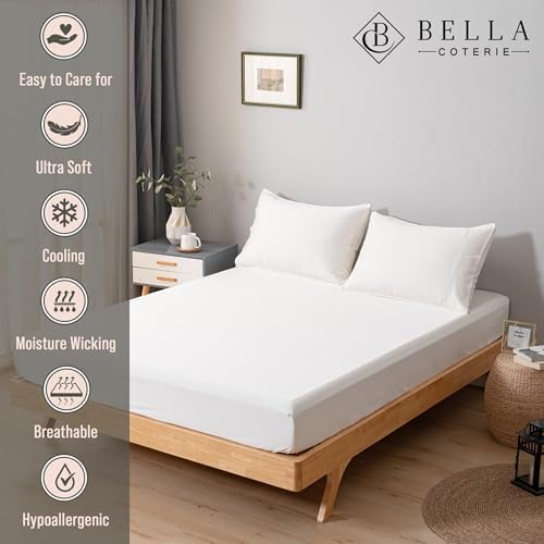 Bella Coterie | Luxury Bamboo Viscose King Size Fitted Sheet Only