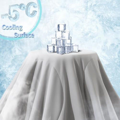 ELNIDO QUEEN Cooling Comforter for Hot Sleepers, Summer Cooling Blanket King Size for Night Sweats, Breathable All-Season Lightweight Blanket, (106x90 inch，Grey