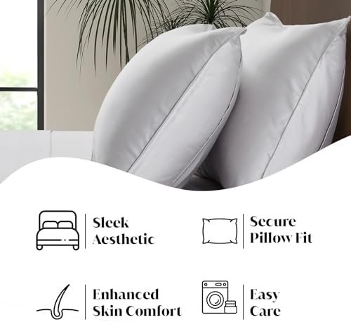 |Twin Size Sheet Set | Organically Grown | Ultra Soft & Cooling |100% Viscose | 17" Deep Pocket [Dove Grey]