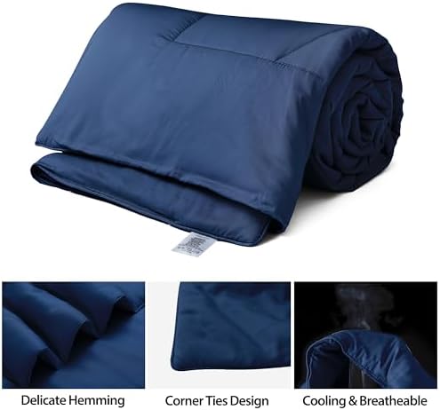 Bamboo Viscose Summer Comforter/Blanket Queen Size, 90 x 90 Inches