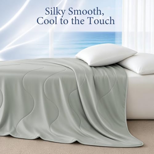 Cooling Comforter for Hot Sleepers, Twin 68x90, Moonstruck