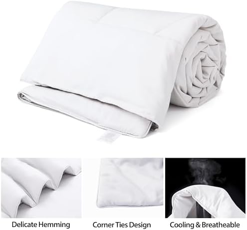 Bamboo Viscose Summer Comforter/Blanket Twin Size, 68 x 90 Inches