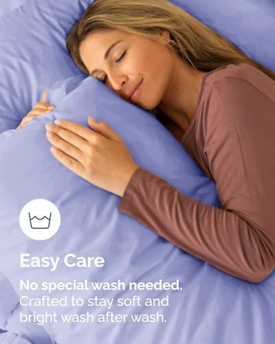 King Pillow Cases Set of 10 - Ultra Soft Cozy Pillowcase Covers - Lavender