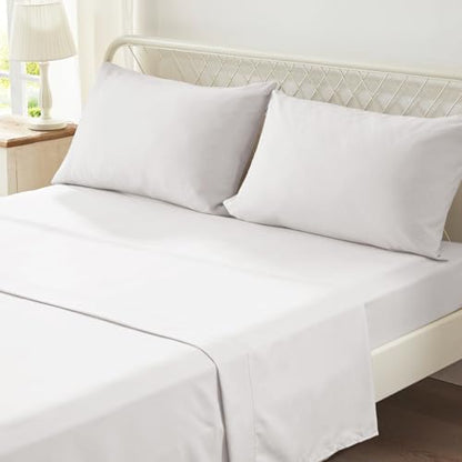 Anluoer Full Size Comforter Sets 7 Piece,Ruffle Bed in a Bag Bedding Set
