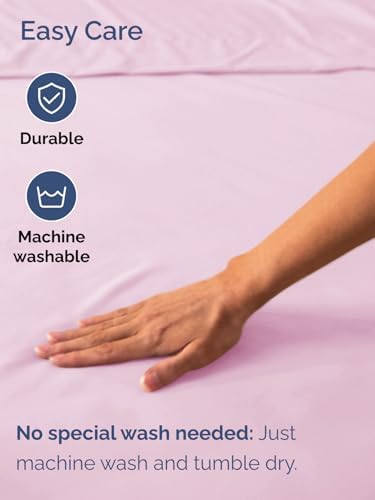 CGK Linens Extra Deep Cal King Fitted Sheet Only - Light Pink