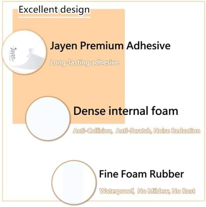 Jayen Headboard Wall Bumpers, 54 Pcs Furniture Wall Protectors