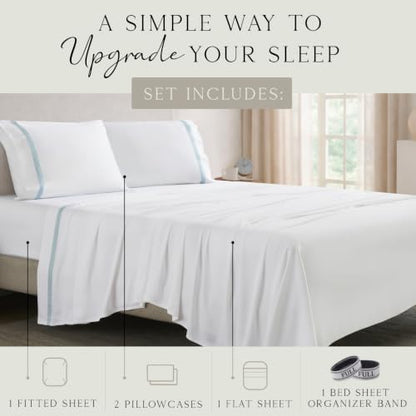 KARISSA MAE Luxury Bamboo Viscose Full Size Sheet Set