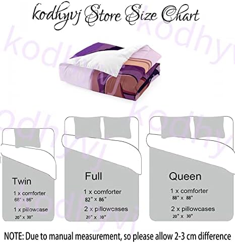 Black Girls Magic Comforter Sets, African American Soft Fluffy Comforter Duvet, Love Music Purple Girl Designs Full Size Afro Pretty Girls Comforter Set for Teens Kids Princess Cute Room Decor