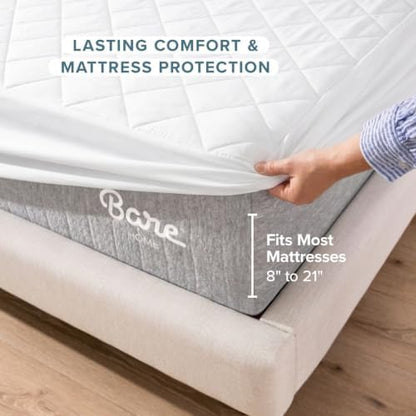 Bare Home Quilted Twin XL Mattress Pad