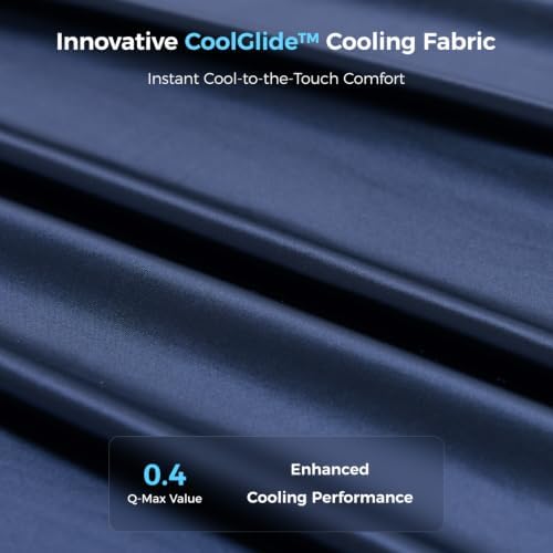 Sweetnight CoolNest Cooling Comforter Blanket for Hot Sleepers, King Size, All-Season Bedding to Keep Cool, Reversible Cool-to-Touch Fabric for Night Sweats, Breathable, Lightweight, Machine Washable