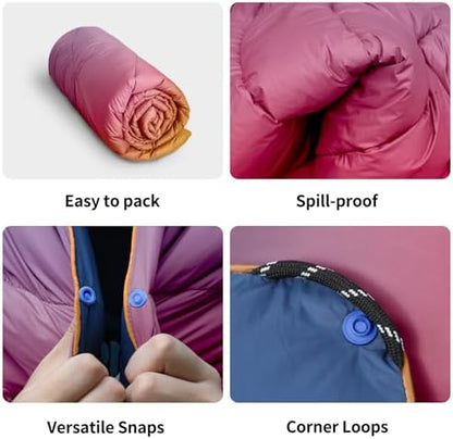 Camping Blanket Puffy Camp Blanket Large Outdoor Blanket