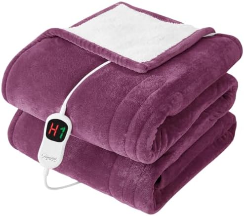 Homemate Heated Electric Blanket Full Size 72"x84" Heating Blanket