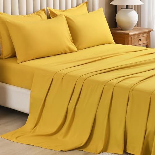 Litanika Queen Comforter Set with Sheets - 7 Pieces Bed in a Bag