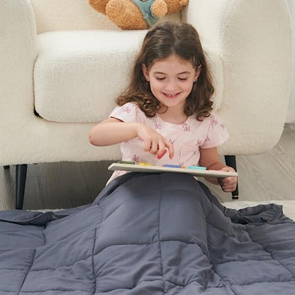 yescool Weighted Throw Blanket 3lbs, 36" x 48", Grey