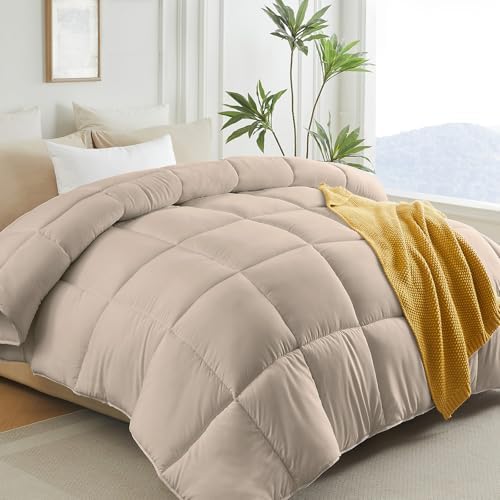 L LOVSOUL King Comforter Down Alternative Duvet Insert, 106x90IN