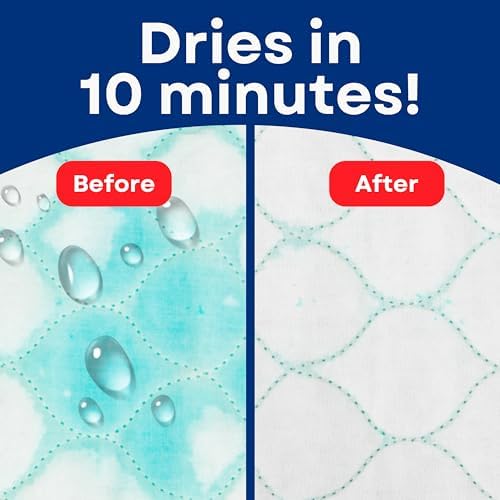 RMS Ultra Soft 4-Layer Washable Incontinence Bed Pad, 18"x24" (3 Pack)