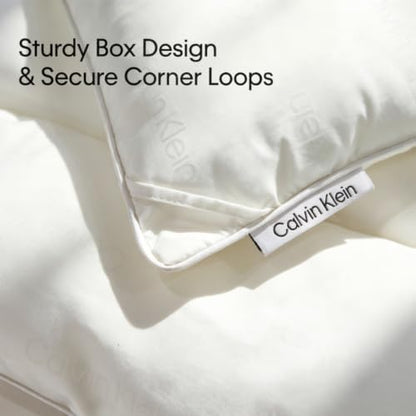 Calvin Klein Hotel Luxury Duvet Insert King Comforter Logo Print