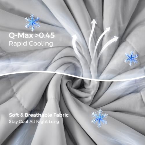 EASELAND Cooling Comforter Twin, Upgraded Double-Sided Q-MAX 0.45+
