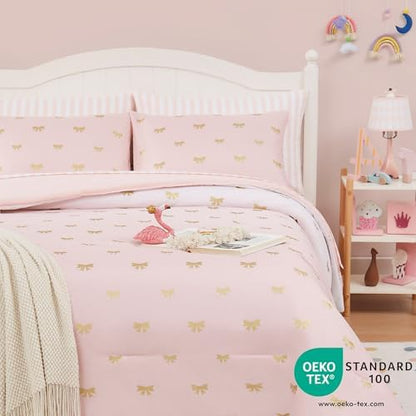 Full Size Comforter Sets for Girls-7 Pieces Soft Full Size Bedding Sets