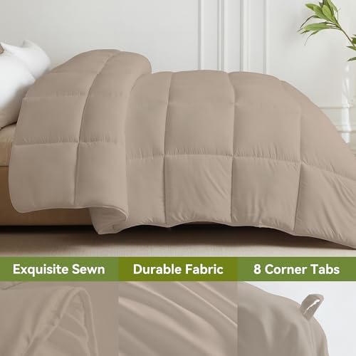 L LOVSOUL King Comforter Down Alternative Duvet Insert, 106x90IN