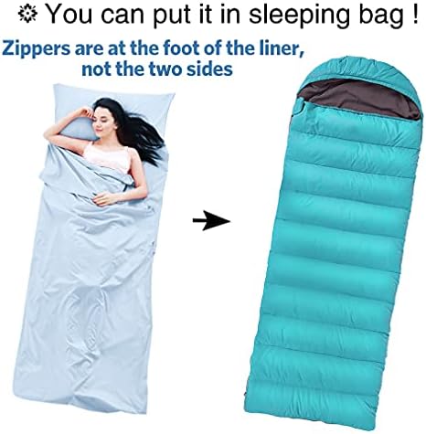 Sleeping Bag Liner All-Season Travel Sleep Sack for Adults