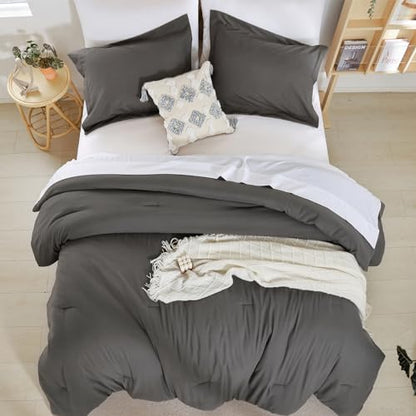 weigelia King Comforter Set with Sheets - 7 Pieces Bed in a Bag King