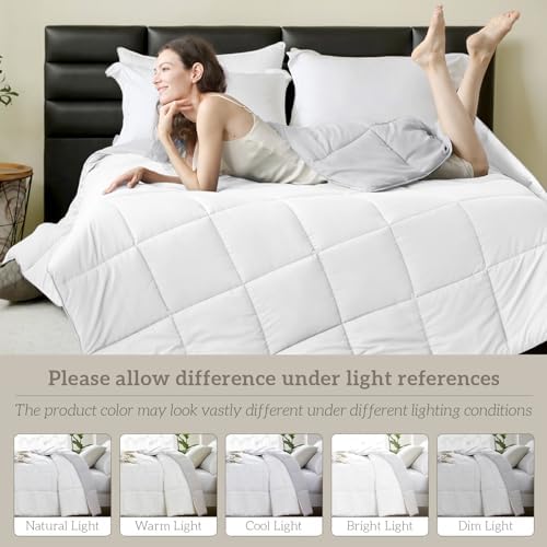 Homelike Moment Comforter King Size - Bed Duvet Insert Lightweight