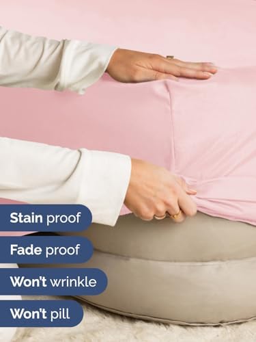 CGK Linens Extra Deep King Fitted Sheet - Fitted Sheet Only - Baby Pink
