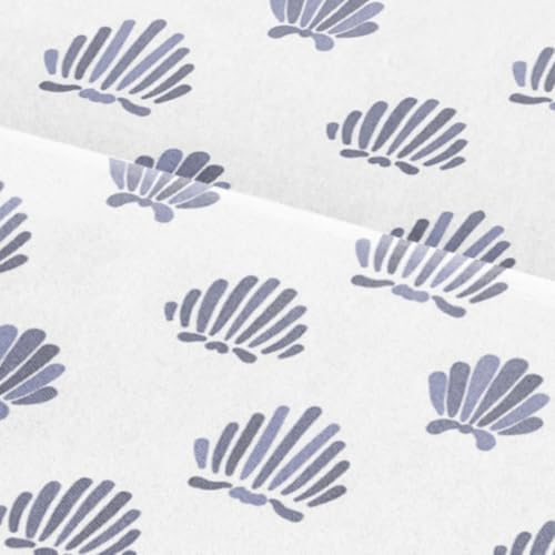 Cal King 4 Piece Floral Sheet Set - Soft, Breathable & Cooling - Coastal