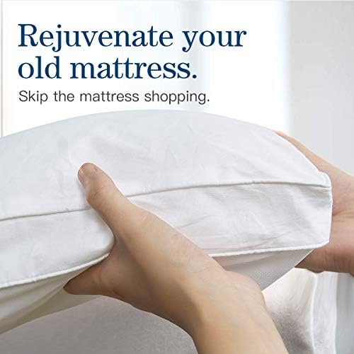 COONP Twin Mattress Topper, Cotton Extra Thick Pillow Top Mattress Pad