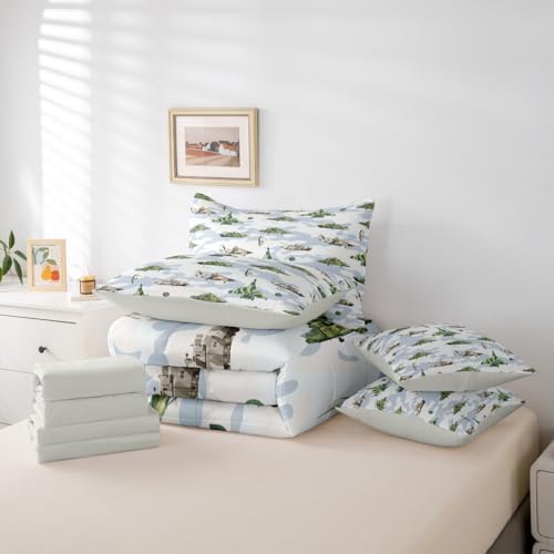 Feelyou Army Military 7 Piece Bedding Set for Kids