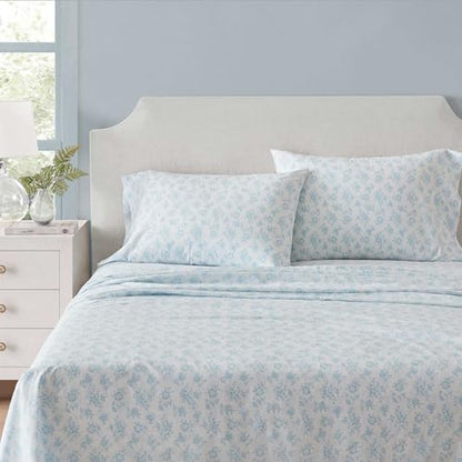 Martha Stewart - King Size Sheet Set with Fitted Sheet & Pillowcases