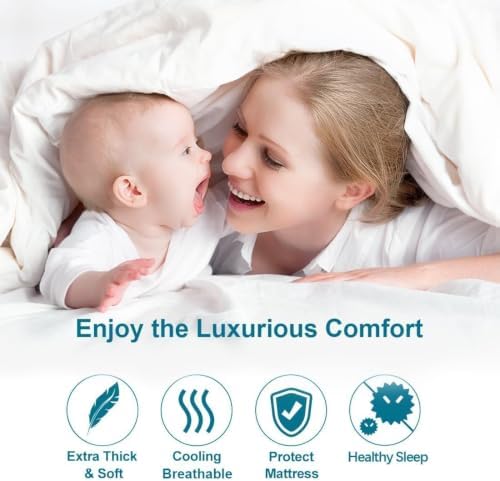 King Mattress Topper, 900 GSM High-Fill Design, Fuller & Plusher Feel