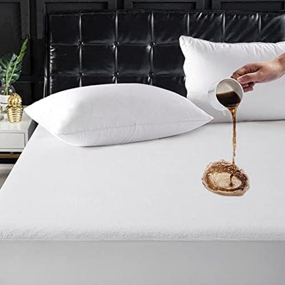 TASTELIFE Full Waterproof Mattress Protector, Microfiber, 54x75 Inches