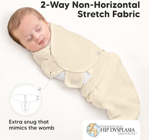 KeaBabies 3-Pack Organic Baby Swaddles for Newborns, Infant, Slate, 0-3M