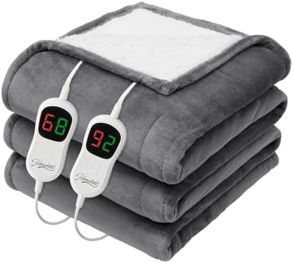 Homemate Heated Electric Blanket Queen Size 84"x 90" Heating Blanket
