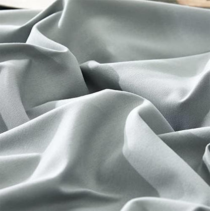 Houseri Haze Blue King Size Comforter Set Light Blue Comforter Bedding Sets Women Men Mist Blue Bedding King Baby Blue Comforters King Size Modern Soft Dusty Blue Comforter Bed Quilt Blanket King