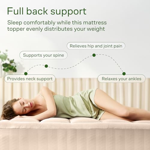 Niagara Sleep Solution King Ultra Soft Mattress Topper — Back Pain Relief