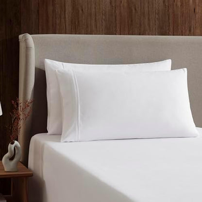 Nestl Full XL Sheet Set - Bed Sheets - White - 4-Piece Deep Pocket