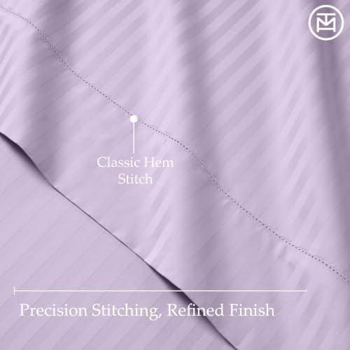Threadmill 600 Thread Count Cotton Full Sheet Set, Sateen, 4-Piece, Cooling