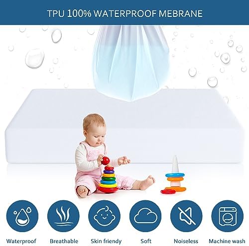 Queen Size Mattress Protector Waterproof, Mattress Cover for Kids