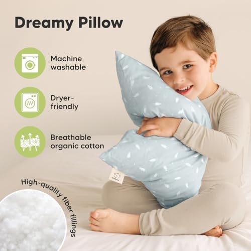 2pk Toddler Pillows 2 Year Old to 5,13x18 Kids Pillow (Spacecrafts)