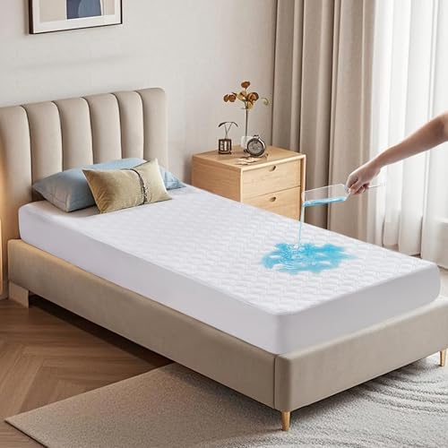 BEDLORE Waterproof Twin XL Mattress Protector, Deep Pocket, College Dorm
