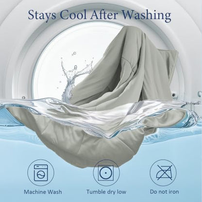 Cooling Comforter for Hot Sleepers, Queen 90x90, Moonstruck