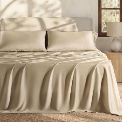 EverGrace Tencel™ Sheet Set, Breathable & Cooling, Full, Urban Taupe