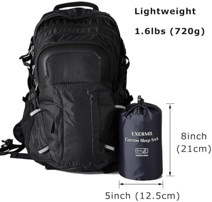 100% Cotton Sleeping Bag Liner with Full Length Zipper on 3 Sides; Single/Double Adult Sleep Sack for Travel & Camping, Multifunctional Travel Sheets (Unzipped 87”x87”) for Hotel, Lightweight