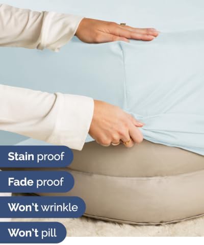 CGK Linens 2 Pack Extra Deep Twin Fitted Sheets - Ice Blue